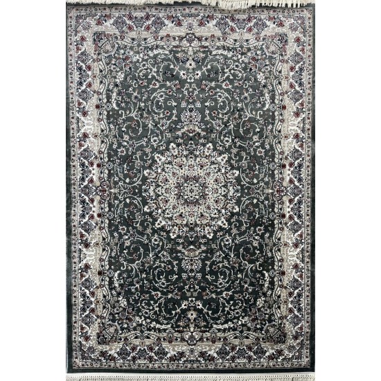 Turkish Samarkandy carpet A027A gray size 400*600