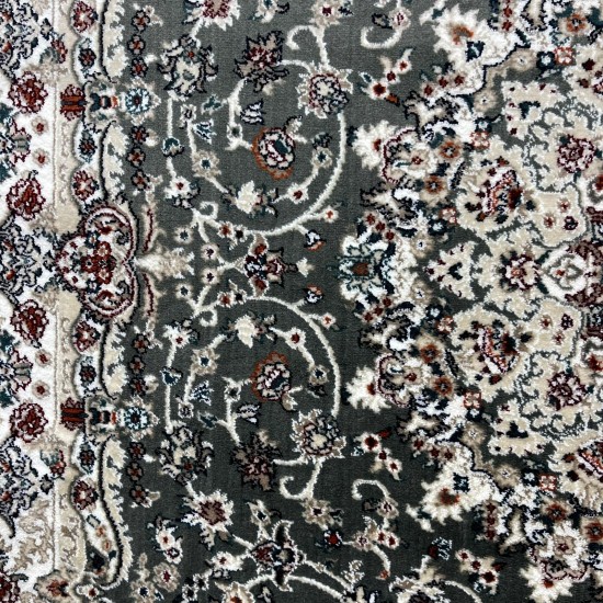 Turkish Samarkandy carpet A027A gray size 400*600