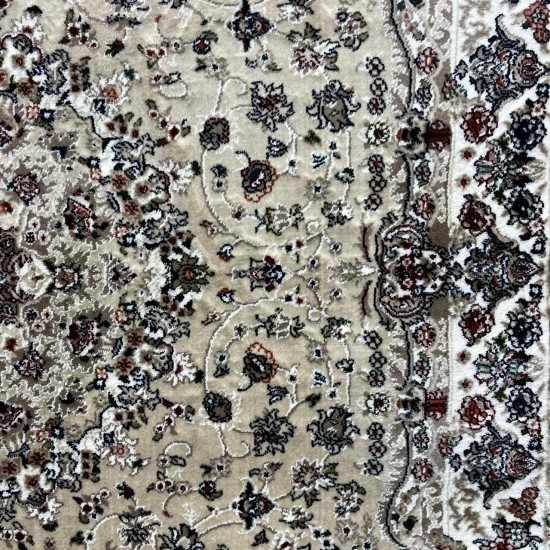 Turkish Samarkandy carpet A027A beige beige size 400*600