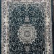 Turkish samarkandi carpet A027A cyan size 200*300