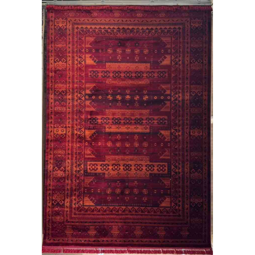 سجاد تركي بخارى نقشة افغاني 1502 بابل احمر مقاس 400*500