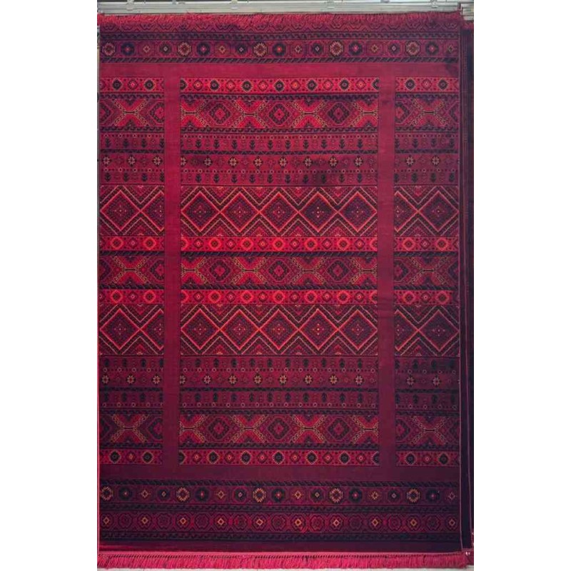 سجاد تركي بخارى نقشة افغاني 1507 بابل احمر مقاس 250*350