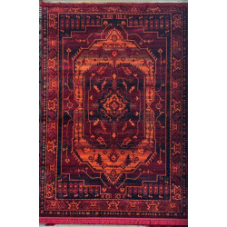 سجاد تركي بخارى نقشة افغاني 1509 بابل احمر مقاس 50*80