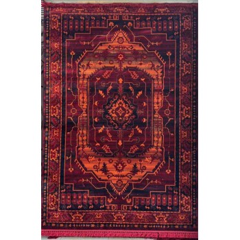 سجاد تركي بخارى نقشة افغاني 1509 بابل احمر مقاس 200*300