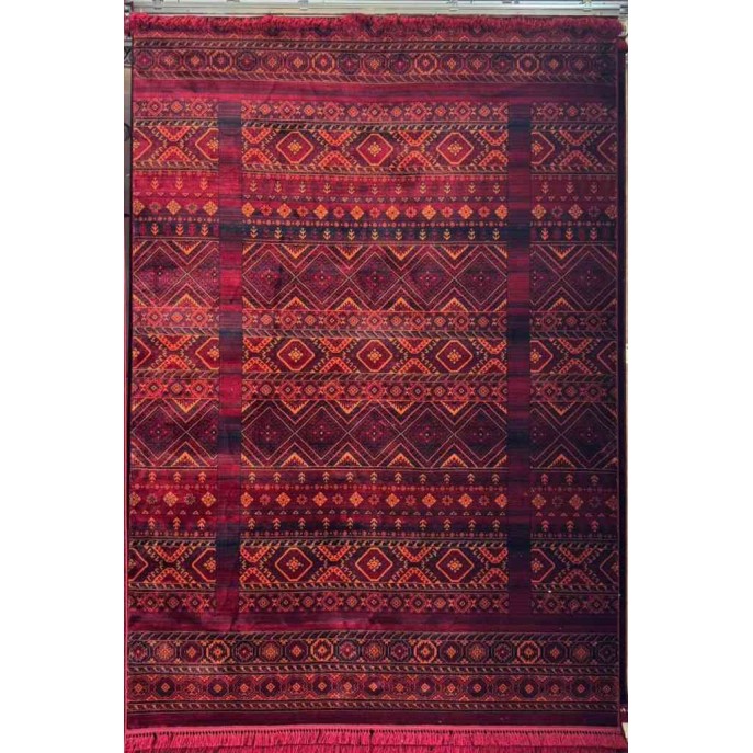 سجاد تركي بخارى نقشة افغاني 1510 بابل احمر مقاس 300*400