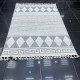 Turkish Batara Burlap Carpet L0064B Gray Ivory Size 300*400