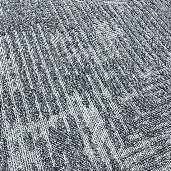 Turkish batara burlap carpet L0026B gray size 100*200