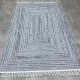 Turkish burlap rugs B787B gray color