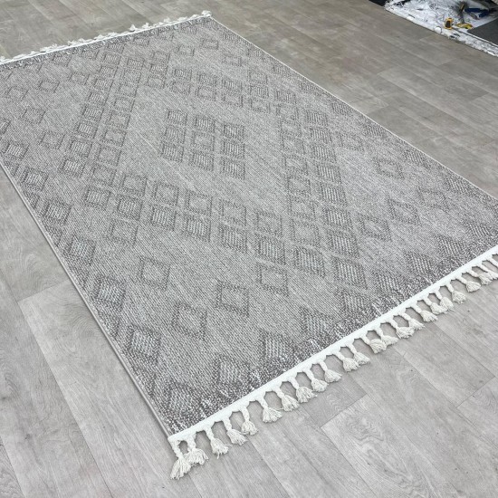 Turkish burlap rugs B795A beige color
