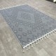 Turkish burlap rugs B795A gray color