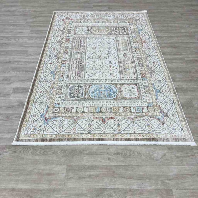 سجاد تركي بوهيمي المغنية G579AQ رصاصي بيج مقاس 150*220
