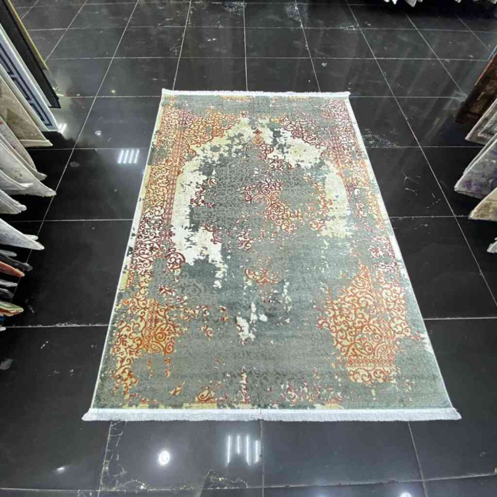 سجاد بلغاري لورا 0182UA رصاصي مع اخضر