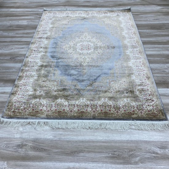 French carpet that inspires cream gray A013AG Size 300*400