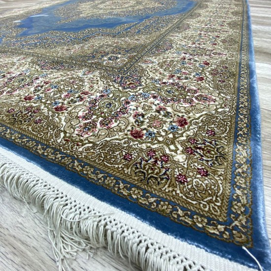 French carpet that inspires cyan cream A013AG Size 300*400