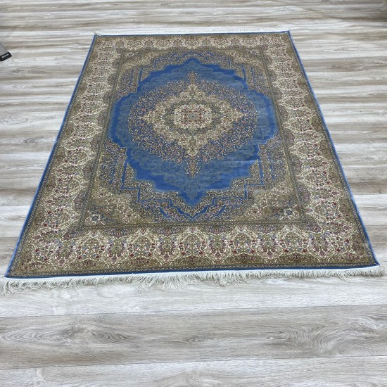 French carpet that inspires cyan cream A013AG Size 300*400