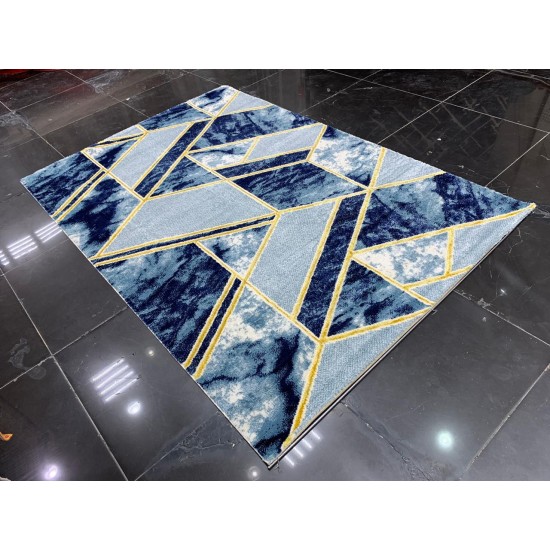 Turkish carpets Gori 1708 navy bleu