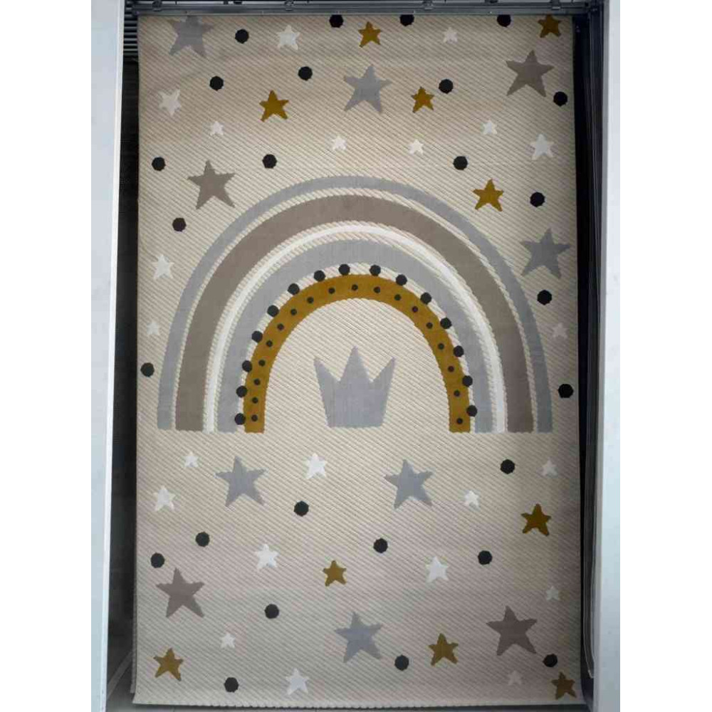 سجاد تركي اطفال كيدز 1002 اللون بيج مقاس 200*300