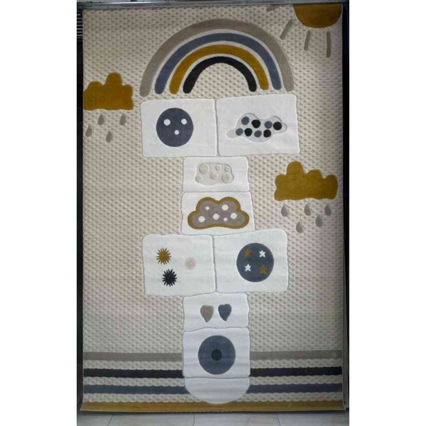 Turkish carpet for children Kids 1003 beigecolor size 150*220