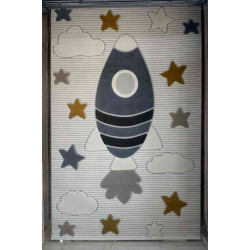 سجاد تركي اطفال كيدز 1005 اللون كريم مقاس 80*150