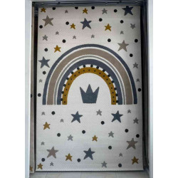 سجاد تركي اطفال كيدز 1007 اللون كريم مقاس 80*150