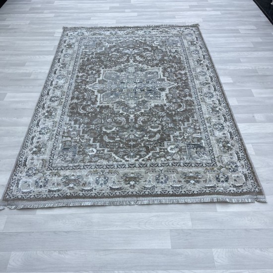 Turkish Bohemian Lotus Carpet 1586A green vison size 100*200