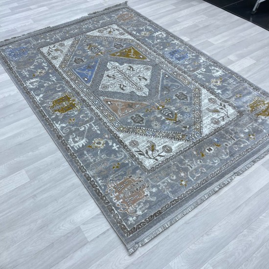 Bohemian Liva Turkish Carpet 1588A Gray Size 300*400