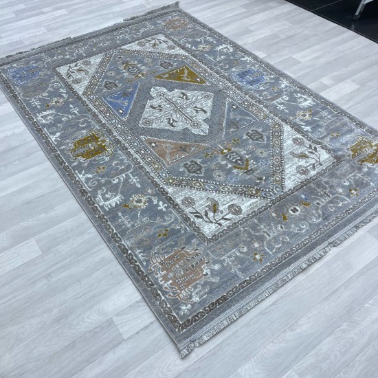 Bohemian Liva Turkish Carpet 1588A Gray Size 50*80