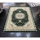 Lamia 5981 clamshell carpet dark green
