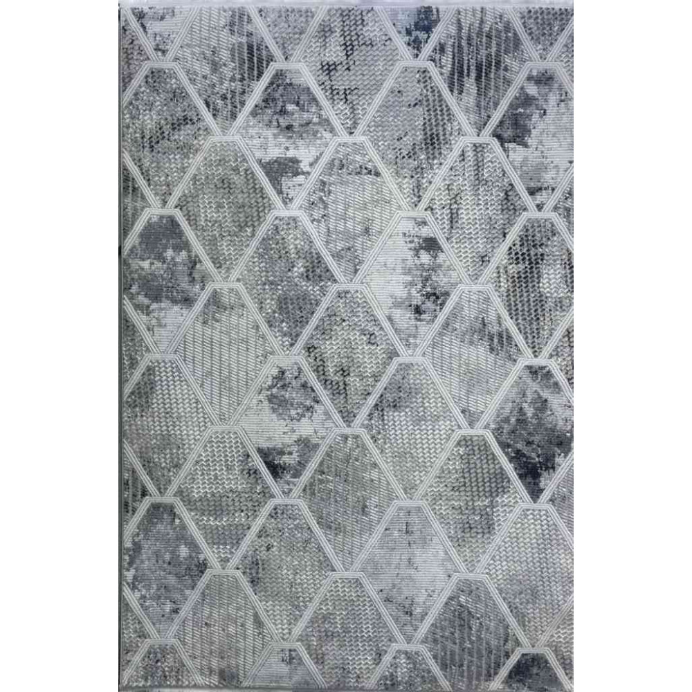 سجاد تركي موطو 051940 رمادي درجة اولا  مقاس 120*170