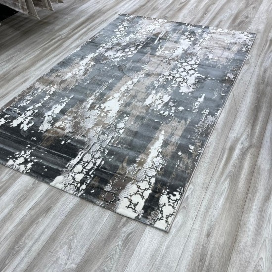 Bulgarian Basil Carpet AA933A Gray Size 100*300