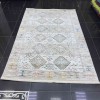 سجاد بوهيمي تركي فينتج B0024C لون بيج ابيض مقاس 150*230