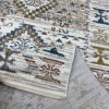 سجاد بوهيمي تركي فينتج B0024C لون ابيض بيج مقاس 250*350