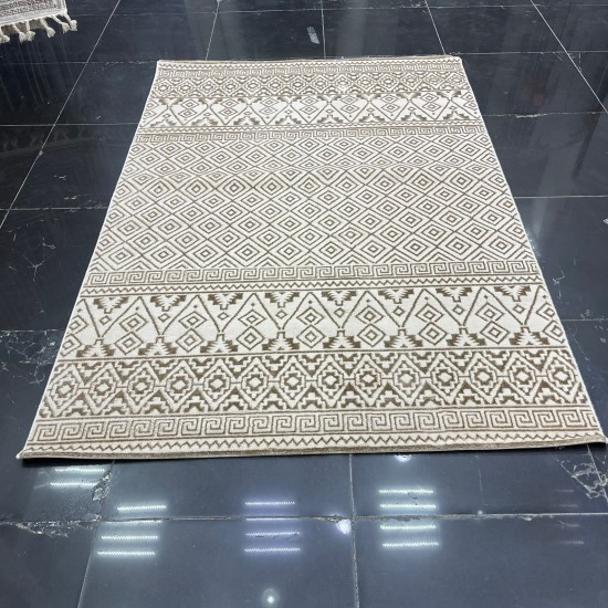 سجاد فيولا تركي A024A بيج فيزون مقاس 150*220