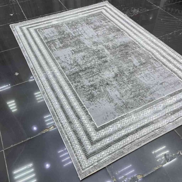 Turkish Viola Carpet A025A Gray Size 100*200