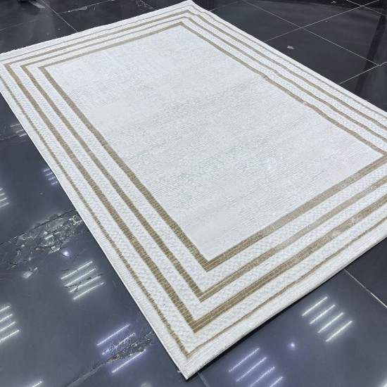 Turkish Viola Carpet A025A Beige Cream Size 200*300