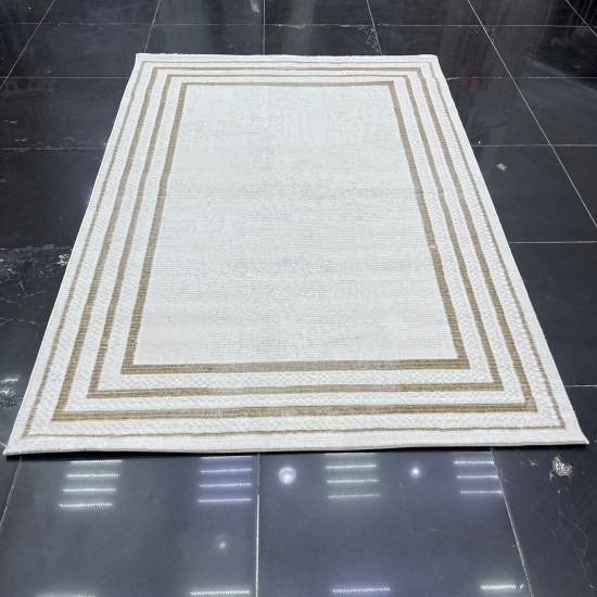 Turkish Viola Carpet A025A Beige Cream Size 200*300