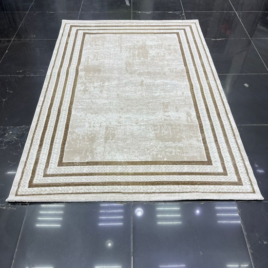 Turkish Viola Carpet A025A Beige Vison Size 150*220