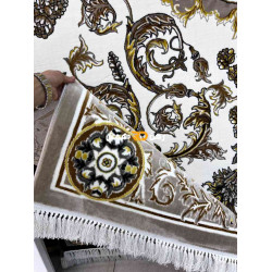 سجاد تركي طوكيو نقش ايراني B061B لون بيج مقاس 100*200