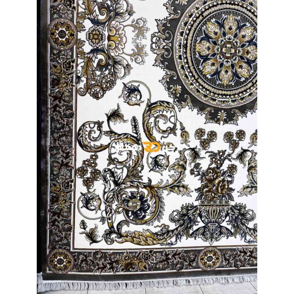 Turkish Tokyo rug Iranian pattern B061B gray color size 400*500