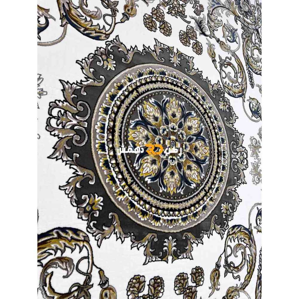 سجاد تركي طوكيو نقش ايراني B061B لون رصاصي مقاس 400*500
