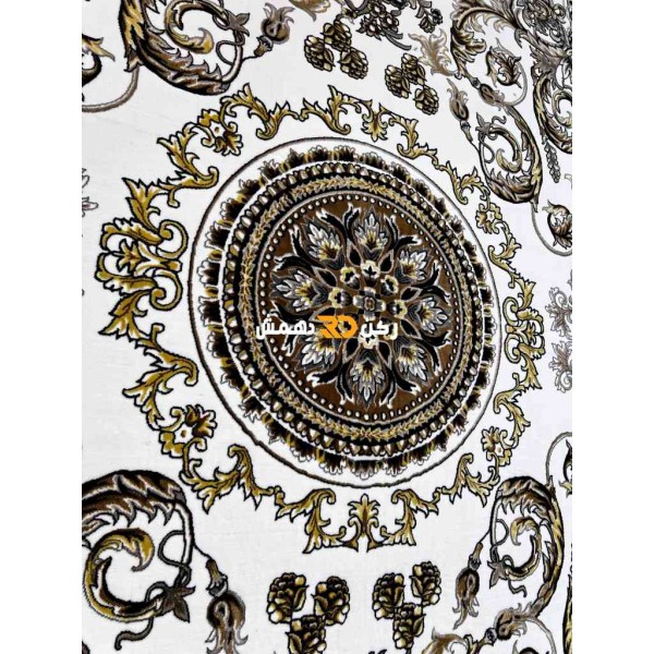 Turkish Tokyo rug Iranian pattern B061B white color size 300*500