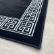 Maybach carpets black and white size 80*150