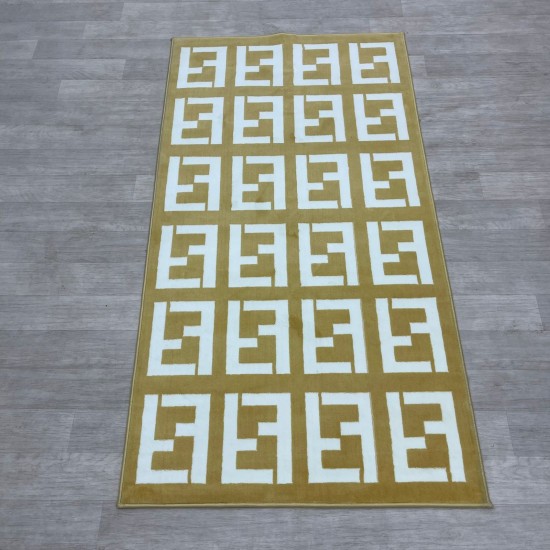 Maybach Fendi gold and white carpet size 80*150