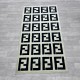 Maybach Fendi black and white carpets size 80*150