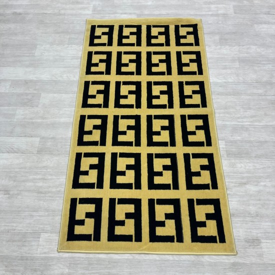 Maybach Fendi gold and black carpet size 80*150