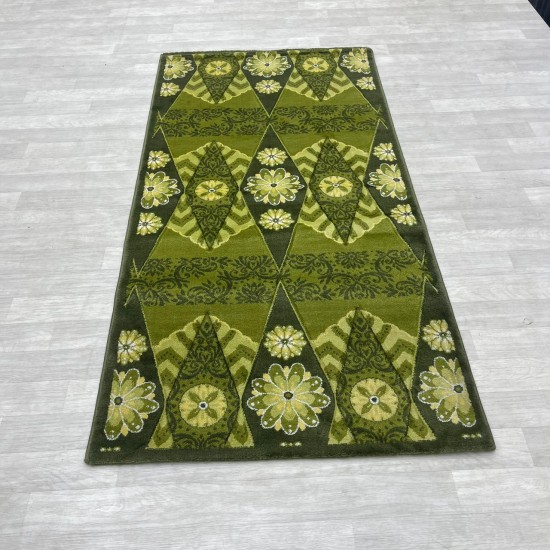 Discounted Turkish carpet green galaxy size 100*200