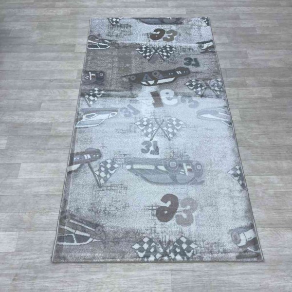 Turkish gray childrens carpet size 100*200