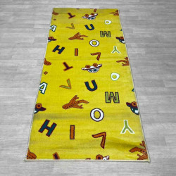 سجاد تركي اطفال اصفر مقاس 100*200