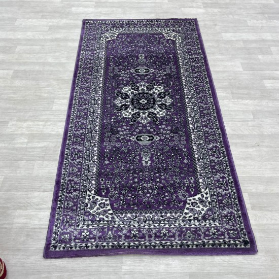 Mauve wooded Turkish carpet size 100*200