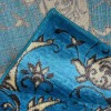 Turkish turquoise silk carpet size 100*200